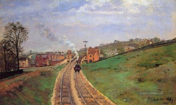 Camille Pissarro Werke - Herrschaft Lane Station dulwich 1871 Camille Pissarro